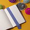 Бизнес-блокнот А5  "Provence", сиреневый, мягкая обложка, в клетку с логотипом в Астрахани заказать по выгодной цене в кибермаркете AvroraStore