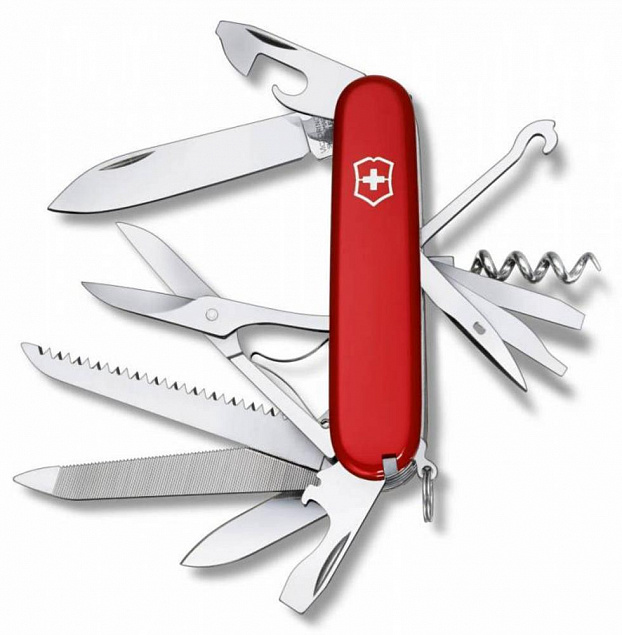 Офицерский нож Ranger 91, красный с логотипом в Астрахани заказать по выгодной цене в кибермаркете AvroraStore
