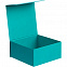 Коробка Pack In Style, бирюзовая с логотипом в Астрахани заказать по выгодной цене в кибермаркете AvroraStore