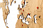 Деревянная карта мира World Map Wall Decoration Exclusive, дуб с логотипом в Астрахани заказать по выгодной цене в кибермаркете AvroraStore