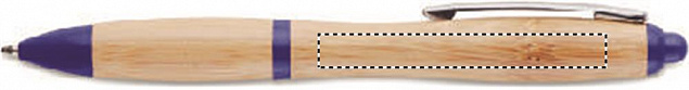 Ручка шариковая из бамбука и пл с логотипом в Астрахани заказать по выгодной цене в кибермаркете AvroraStore