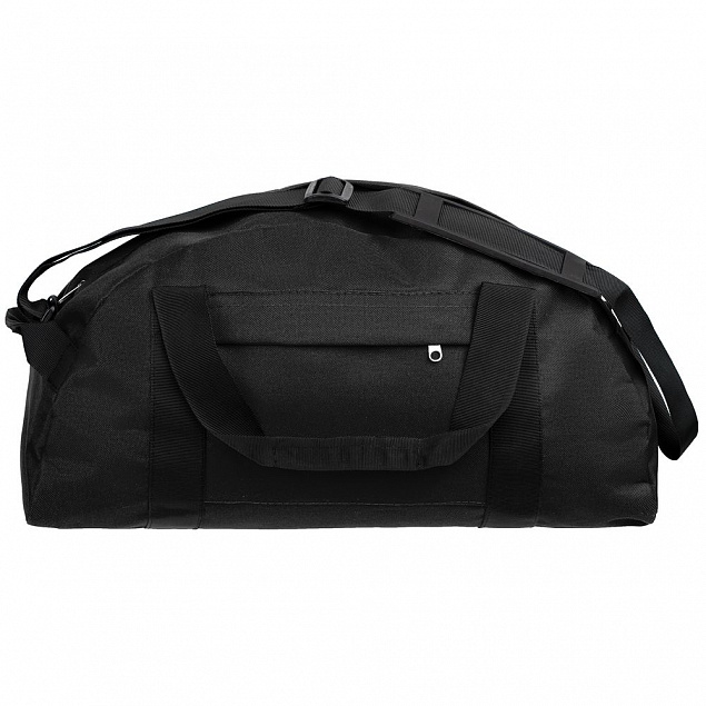 Спортивная сумка Portager, черная с логотипом в Астрахани заказать по выгодной цене в кибермаркете AvroraStore