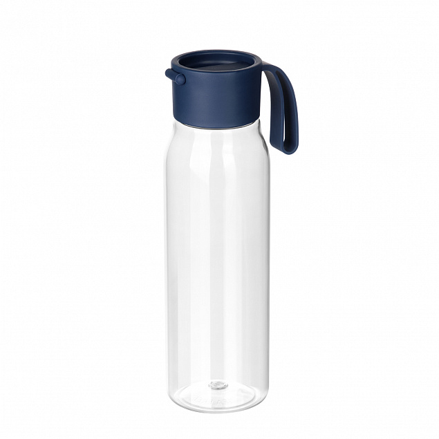 Спортивная бутылка для воды, Step, 550 ml, синяя с логотипом в Астрахани заказать по выгодной цене в кибермаркете AvroraStore