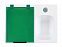 Подставка под ручку и скрепки Потакет, белый/зеленый с логотипом в Астрахани заказать по выгодной цене в кибермаркете AvroraStore