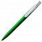 Ручка шариковая Pin Silver, зеленая с логотипом в Астрахани заказать по выгодной цене в кибермаркете AvroraStore