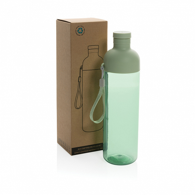 Герметичная бутылка для воды Impact из rPET RCS, 600 мл с логотипом в Астрахани заказать по выгодной цене в кибермаркете AvroraStore