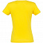 Футболка женская MISS 150, желтая с логотипом в Астрахани заказать по выгодной цене в кибермаркете AvroraStore