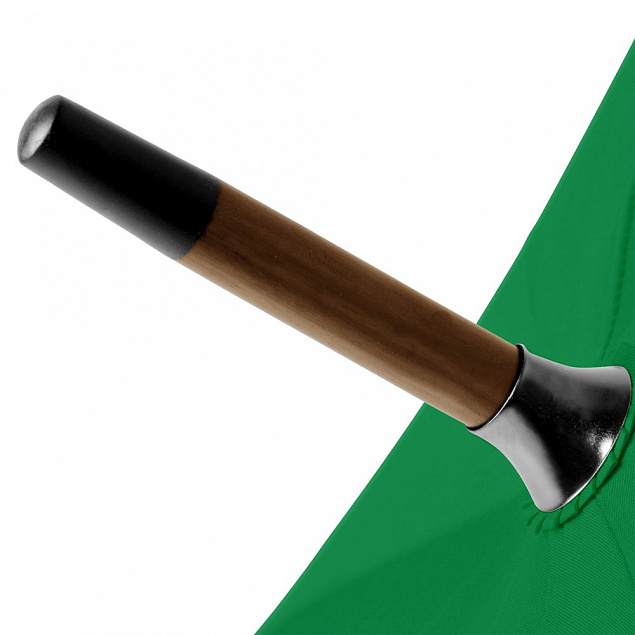Зонт-трость Oslo AC, зеленый с логотипом в Астрахани заказать по выгодной цене в кибермаркете AvroraStore