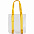 Шоппер Clear Fest, прозрачный серый с желтыми ручками с логотипом в Астрахани заказать по выгодной цене в кибермаркете AvroraStore