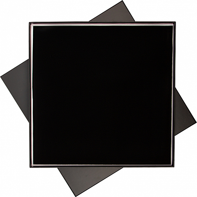 ПОДАРОЧНАЯ КОРОБКА ДЛЯ НАБОРА ЧЕРНАЯ, 307*307 мм, черный ложемент,  под съемные ложементы с логотипом в Астрахани заказать по выгодной цене в кибермаркете AvroraStore