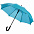 Зонт-трость Undercolor с цветными спицами, голубой с логотипом в Астрахани заказать по выгодной цене в кибермаркете AvroraStore