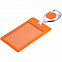Чехол для пропуска с ретрактором Dorset, оранжевый с логотипом в Астрахани заказать по выгодной цене в кибермаркете AvroraStore