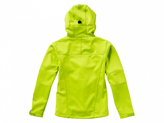 Куртка софтшел Match женская, св.зеленый/серый с логотипом в Астрахани заказать по выгодной цене в кибермаркете AvroraStore
