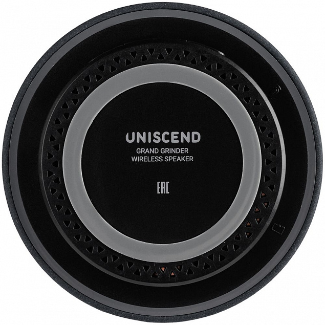 Беспроводная колонка Uniscend Grand Grinder, черная с логотипом в Астрахани заказать по выгодной цене в кибермаркете AvroraStore
