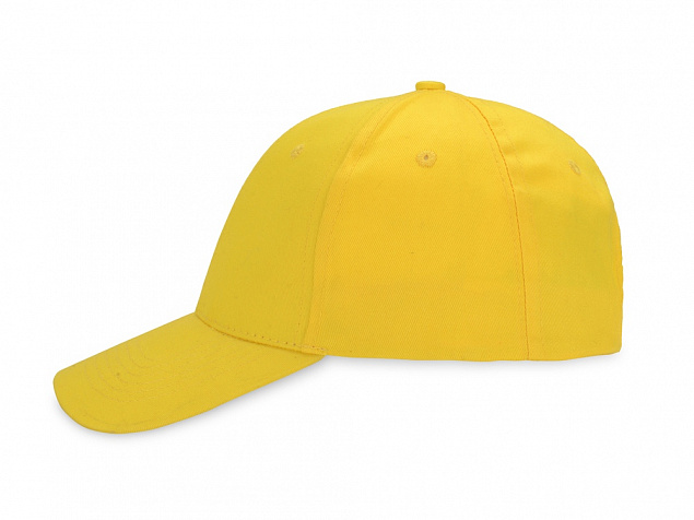 Бейсболка Detroit 6-ти панельная, желтый с логотипом в Астрахани заказать по выгодной цене в кибермаркете AvroraStore