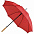 Зонт-трость Lido, красный с логотипом в Астрахани заказать по выгодной цене в кибермаркете AvroraStore