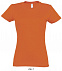 Фуфайка (футболка) IMPERIAL женская,Оранжевый L с логотипом в Астрахани заказать по выгодной цене в кибермаркете AvroraStore