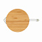 Графин Ukiyo из боросиликатного стекла с бамбуковой крышкой 1,2 л с логотипом в Астрахани заказать по выгодной цене в кибермаркете AvroraStore