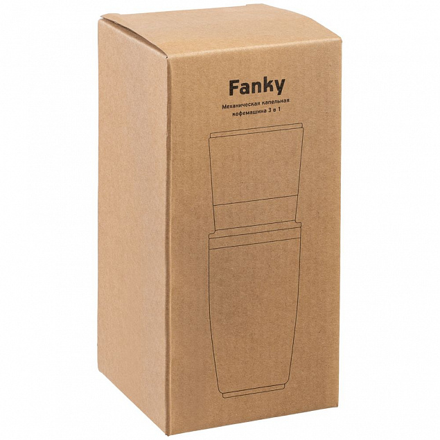Капельная кофеварка Fanky 3 в 1, черная с логотипом в Астрахани заказать по выгодной цене в кибермаркете AvroraStore