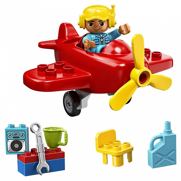 Конструктор «LEGO Duplo. Самолет» с логотипом в Астрахани заказать по выгодной цене в кибермаркете AvroraStore