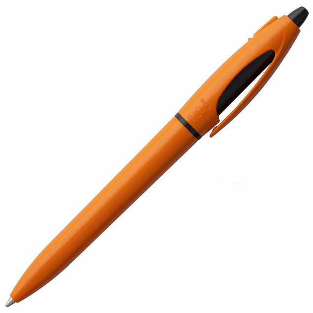 Ручка шариковая S! (Си), оранжевая с логотипом в Астрахани заказать по выгодной цене в кибермаркете AvroraStore