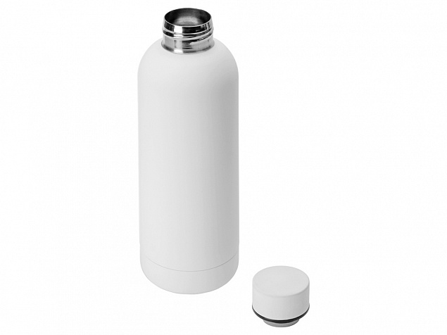 Вакуумная термобутылка с медной изоляцией  «Cask», soft-touch, 500 мл с логотипом в Астрахани заказать по выгодной цене в кибермаркете AvroraStore