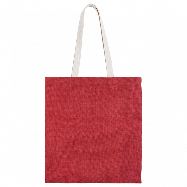 Холщовая сумка на плечо Juhu, красная с логотипом в Астрахани заказать по выгодной цене в кибермаркете AvroraStore