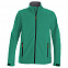 Куртка софтшелл мужская TRIAL, зеленая с логотипом в Астрахани заказать по выгодной цене в кибермаркете AvroraStore