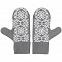 Варежки Onego, серые с логотипом в Астрахани заказать по выгодной цене в кибермаркете AvroraStore