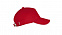 Бейсболка LONG BEACH, красная с белым с логотипом в Астрахани заказать по выгодной цене в кибермаркете AvroraStore