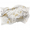 Плед Draconia, белый с золотистым с логотипом в Астрахани заказать по выгодной цене в кибермаркете AvroraStore