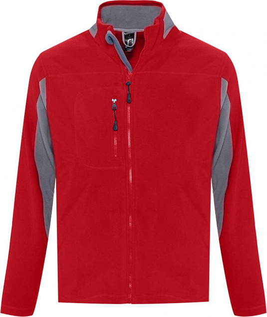 Куртка мужская NORDIC красная с логотипом в Астрахани заказать по выгодной цене в кибермаркете AvroraStore