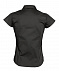 Рубашка женская с коротким рукавом EXCESS, черная с логотипом в Астрахани заказать по выгодной цене в кибермаркете AvroraStore