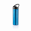 Спортивная бутылка для воды с трубочкой, 500 мл, синий с логотипом в Астрахани заказать по выгодной цене в кибермаркете AvroraStore