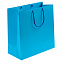 Пакет Porta, большой, голубой с логотипом в Астрахани заказать по выгодной цене в кибермаркете AvroraStore
