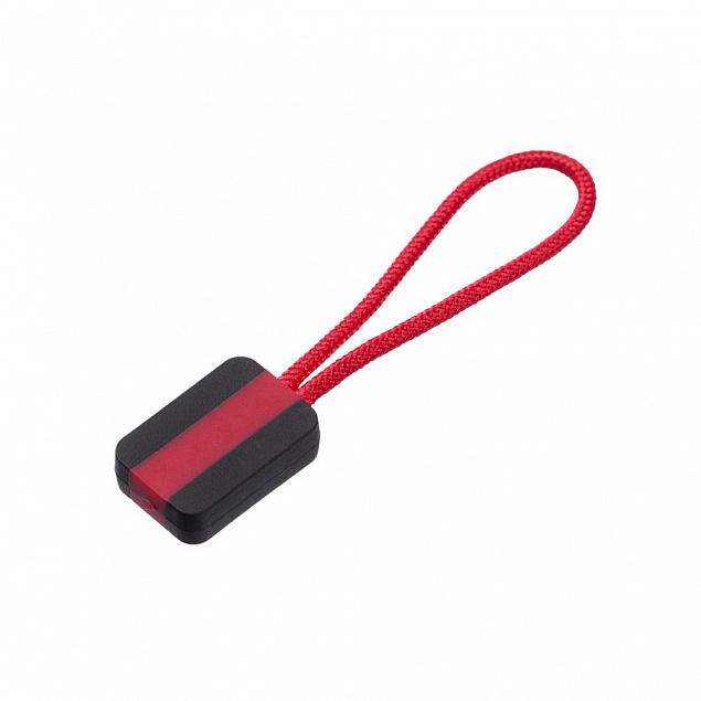 Пуллер для молнии, красный с логотипом в Астрахани заказать по выгодной цене в кибермаркете AvroraStore