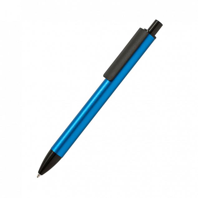 Ручка металлическая Buller - Синий HH с логотипом в Астрахани заказать по выгодной цене в кибермаркете AvroraStore