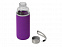 Бутылка для воды Pure c чехлом, 420 мл, фиолетовый с логотипом в Астрахани заказать по выгодной цене в кибермаркете AvroraStore