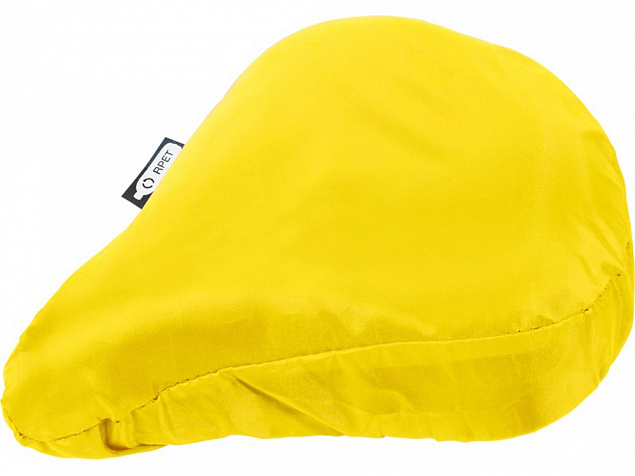 Водонепроницаемый чехол для велосипедного седла из переработанного ПЭТ Jesse, желтый с логотипом в Астрахани заказать по выгодной цене в кибермаркете AvroraStore