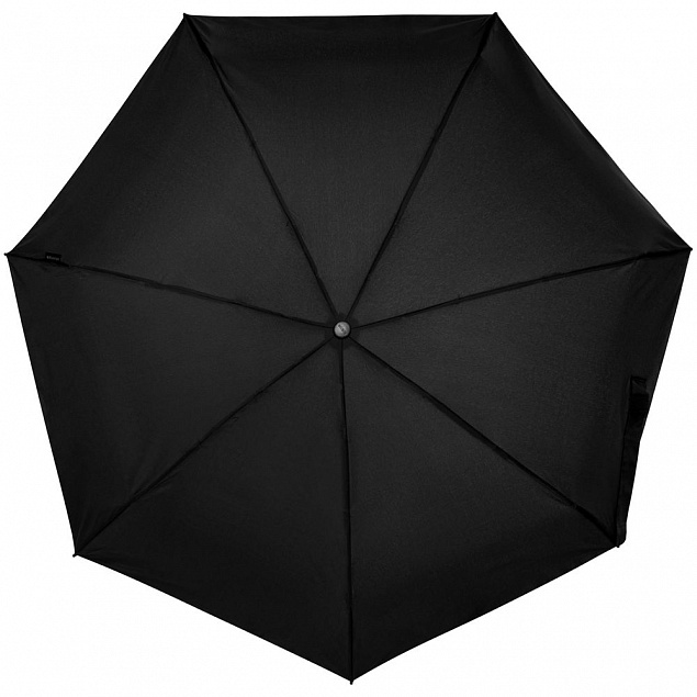 Зонт складной 811 X1 в кейсе, черный с логотипом в Астрахани заказать по выгодной цене в кибермаркете AvroraStore