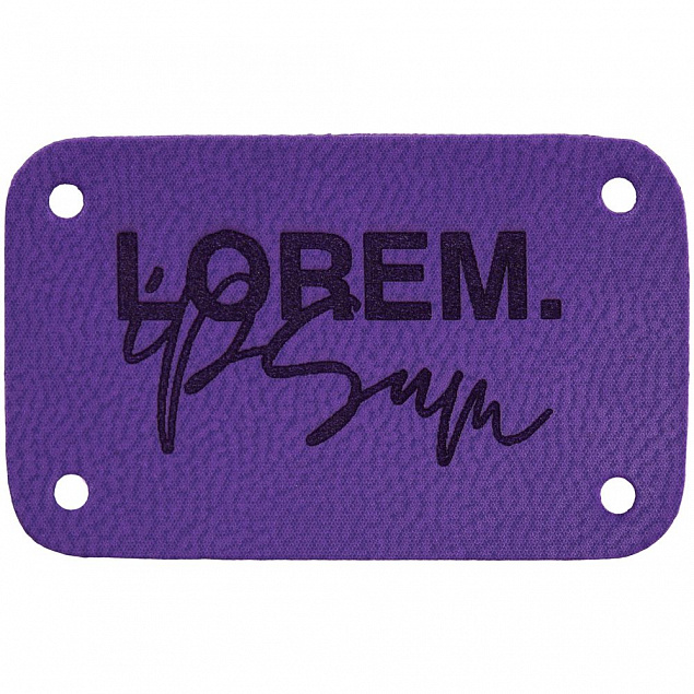 Лейбл Latte, S, фиолетовый с логотипом в Астрахани заказать по выгодной цене в кибермаркете AvroraStore