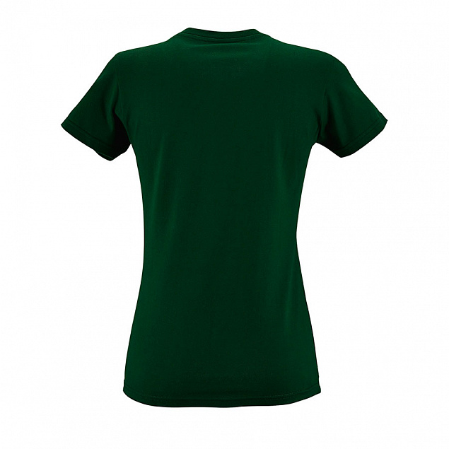 Футболка женская IMPERIAL WOMEN XL тёмно-зелёный 100% хлопок 190г/м2 с логотипом в Астрахани заказать по выгодной цене в кибермаркете AvroraStore