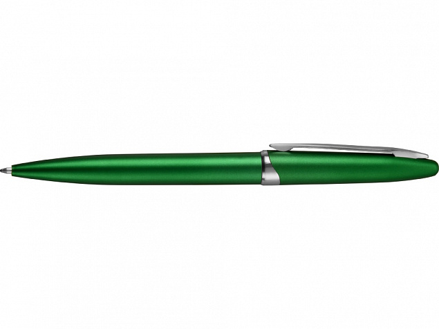 Ручка шариковая Империал, зеленый металлик с логотипом в Астрахани заказать по выгодной цене в кибермаркете AvroraStore