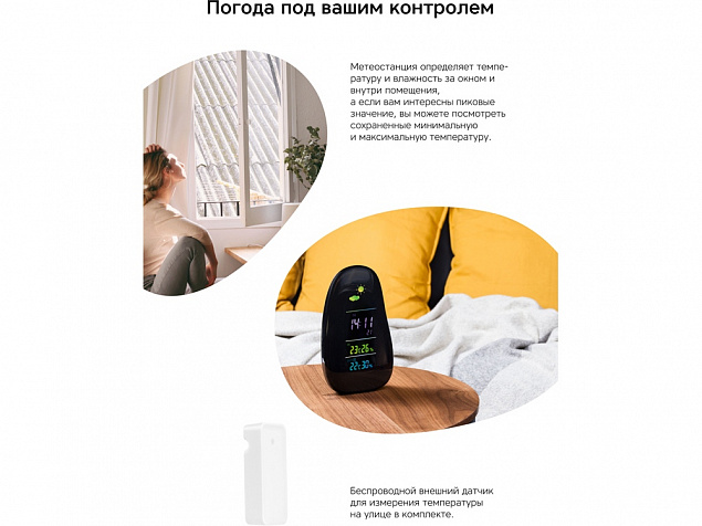 Метеостанция StoneCast 1 WTS с логотипом в Астрахани заказать по выгодной цене в кибермаркете AvroraStore