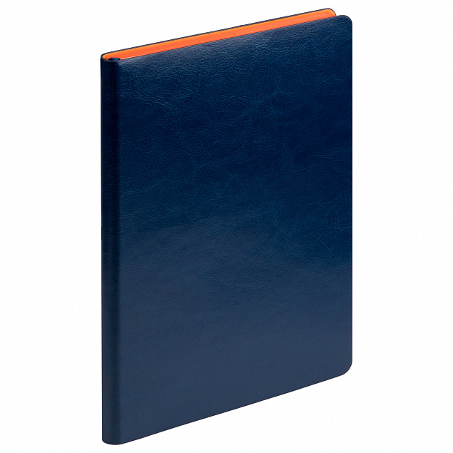 Ежедневник Portobello Trend, River side, недатированный, синий/оранжевый (без упаковки, без стикера) с логотипом в Астрахани заказать по выгодной цене в кибермаркете AvroraStore