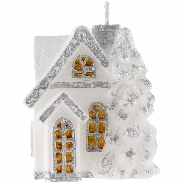 Свеча Christmas Twinkle, домик с логотипом в Астрахани заказать по выгодной цене в кибермаркете AvroraStore