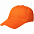 Бейсболка Convention, оранжевая с логотипом в Астрахани заказать по выгодной цене в кибермаркете AvroraStore