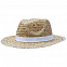 Шляпа Daydream, бежевая с белой лентой с логотипом в Астрахани заказать по выгодной цене в кибермаркете AvroraStore