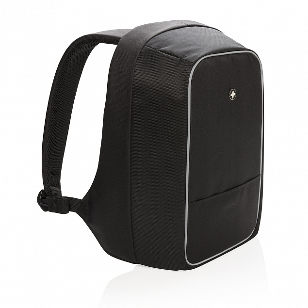 Рюкзак для ноутбука Swiss Peak с защитой от карманников с логотипом в Астрахани заказать по выгодной цене в кибермаркете AvroraStore