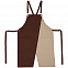 Фартук Picante, коричневый с бежевым с логотипом в Астрахани заказать по выгодной цене в кибермаркете AvroraStore